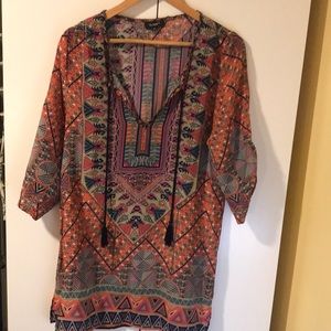 Tolani tunic 100% silk